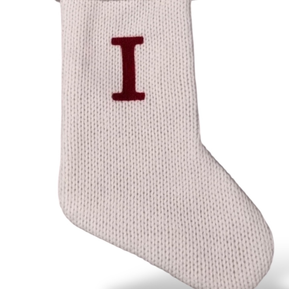 Wondershop White and Red Holiday Stocking